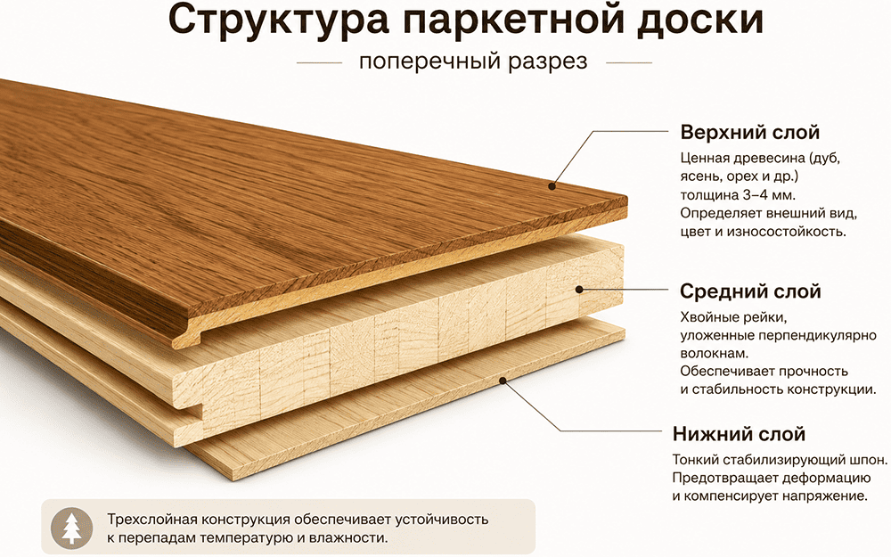 Чем отличается паркетная доска от инженерной доски: полный разбор для тех, кто выбирает пол - статья
